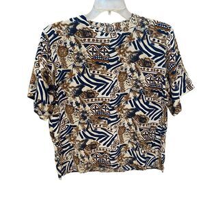 Douglass Silk Blouse Vintage Size Medium